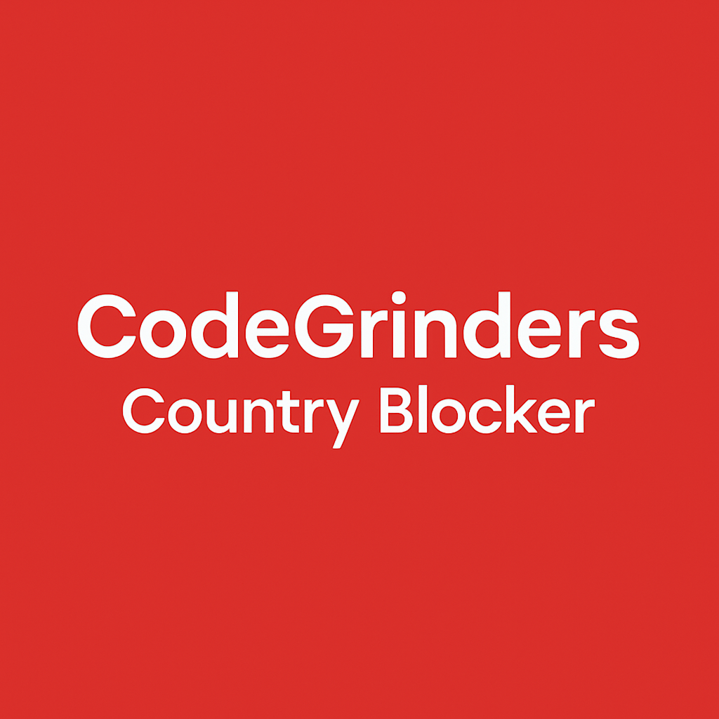 CodeGrinders Country Blocker