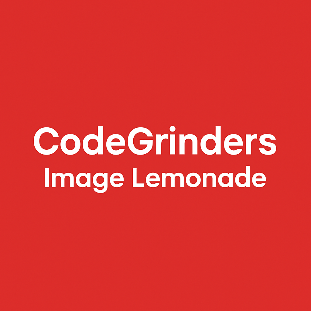 CodeGrinders Image Lemonade